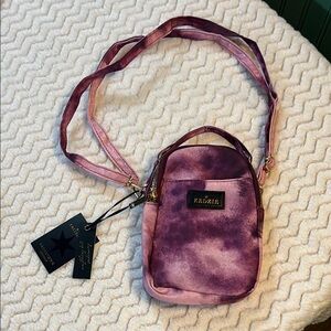 Kedzie Purple and Pink Women's Travel Crossbody Bag NWT